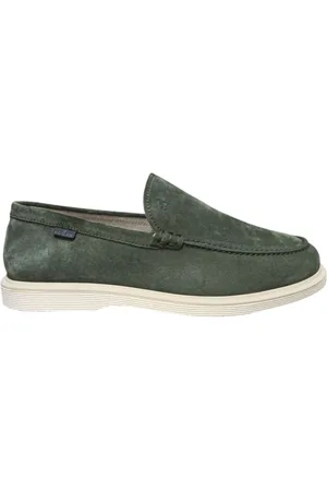 Hogan Buty, Mężczyzna, Zielony, 41 1/2 EU, Stylowe Mokasyny dla Mężczyzn