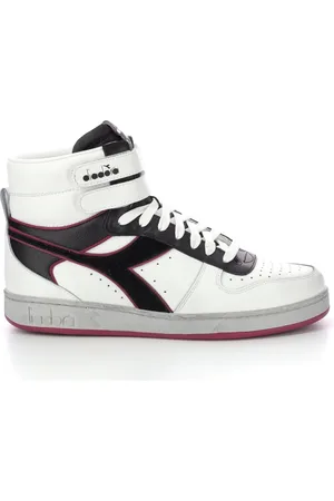 Diadora Buty, Mężczyzna, Biały, 43 EU, Skóra, Magic Bas Mid I Sneakersy High-Top