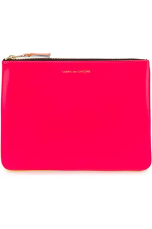 Comme des Garçons Akcesoria, Kobieta, Wielobarwność, ONE SIZE, Skóra, Fluo Leather Wallet