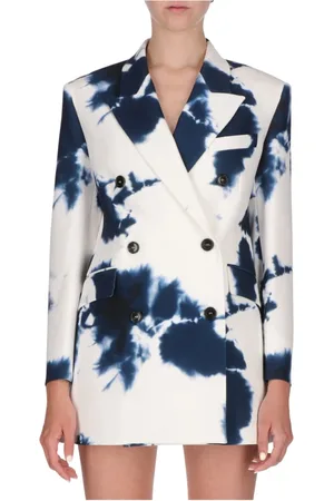 ERMANNO SCERVINO Kurtki, Kobieta, Biały, L, Cruzado Blazer