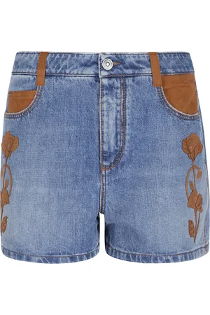 ERMANNO SCERVINO Szorty, Kobieta, Niebieski, S, Bawełna, Bermuda Shorts