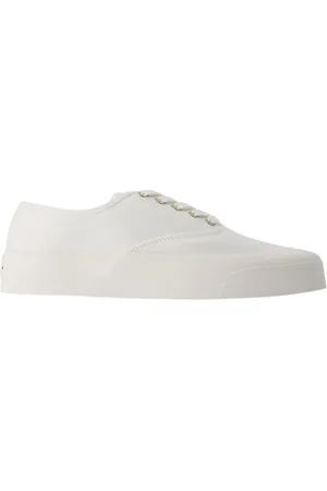Maison Kitsuné Buty, Kobieta, Biały, 36 EU, Bawełna, Sznurowane Sneakersy