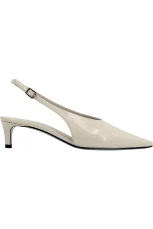 ROBERTO FESTA Buty, Kobieta, Beżowy, 40 EU, Skóra, Skórzane Sandały Slingback
