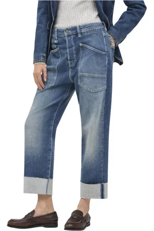 Mac Jeansy, Kobieta, Niebieski, XS, Bawełna, Krótkie Dżinsy Mid