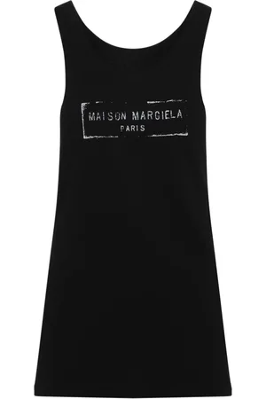 Maison Margiela Koszulki, Kobieta, Czarny, XS, Bawełna, Top