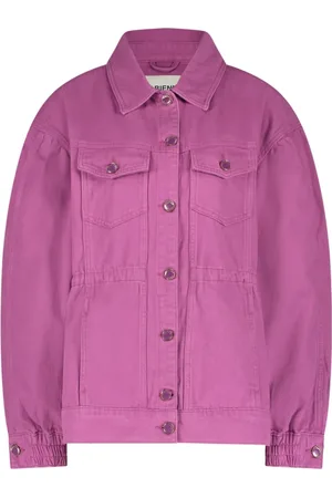 Fabienne Chapot Kurtki, Kobieta, Fioletowy, M, Denim, Daniela Denim Jacket