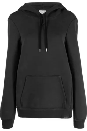 Courrèges Bluzy, Kobieta, Szary, XS, Bawełna, Szara bawełniana bluza z kapturem i sznurkiem