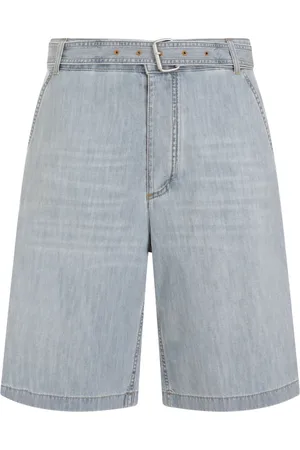Bottega Veneta Szorty, Mężczyzna, Niebieski, M, Denim, Denimowe Szorty
