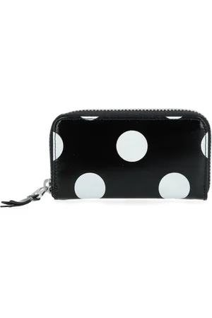 Comme des Garçons Akcesoria, Kobieta, Czarny, ONE SIZE, Skóra, Klasyczny skórzany portfel