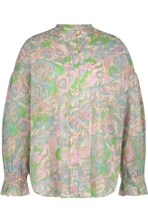 Fabienne Chapot Bluzki, Kobieta, Wielobarwność, XL, Bawełna, Oversized Lexi Blouse
