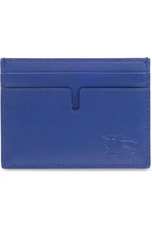Burberry Akcesoria, Mężczyzna, Niebieski, ONE SIZE, Skóra, EKD Cardholder