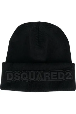 Dsquared2 Akcesoria, Mężczyzna, Czarny, ONE SIZE, Czapka Dzianinowa M084