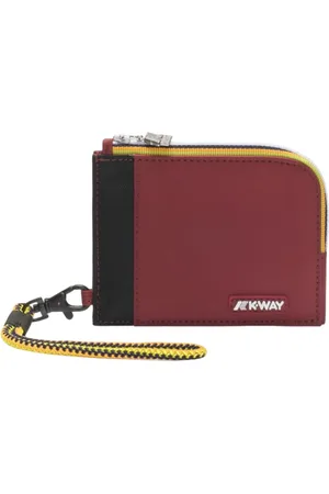 K-Way Akcesoria, unisex, Czerwony, ONE SIZE, Uniwersalny Portfel z Lekkim Zamknięciem na Zamek Błyskawiczny