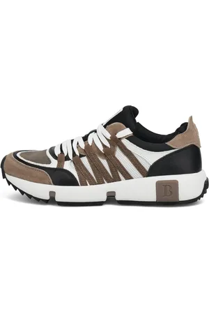 Boggi Milano Buty, Mężczyzna, Wielobarwność, 41 EU, Sneakersy z tkaniny technicznej i skóry