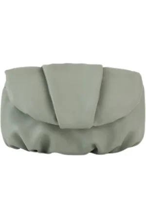 MALABABA Torebki, Kobieta, Zielony, ONE SIZE, Ręcznie robiona skórzana kopertówka