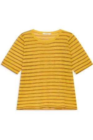 Maliparmi Koszulki, Kobieta, brązowy, L, Summer Linen T-Shirt