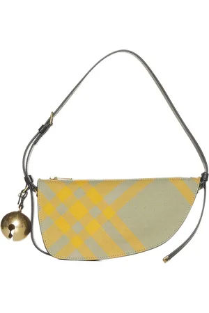 Burberry Torebki, Kobieta, Wielobarwność, ONE SIZE, Wełna, Torba na ramię Sling Shield w kratę
