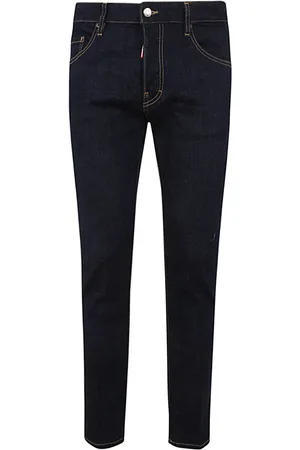 Dsquared2 Jeansy, Mężczyzna, Niebieski, S, Denim, Navy Skater Jeansy