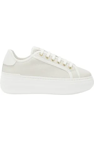 Furla Buty, Kobieta, Biały, 38 EU, Skóra, Sznurowane sneakersy Nuage
