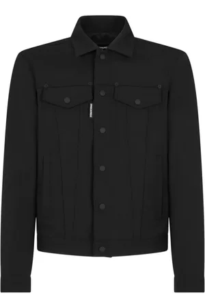 Dsquared2 Kurtki, Mężczyzna, Czarny, M, Poliester, Kaban 900 Lekka Kurtka
