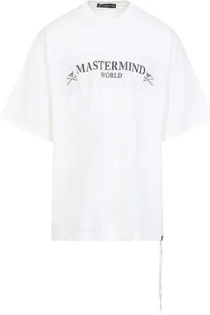 MASTERMIND Koszulki, Mężczyzna, Biały, M, Biała Koszulka & Polo Kolekcja