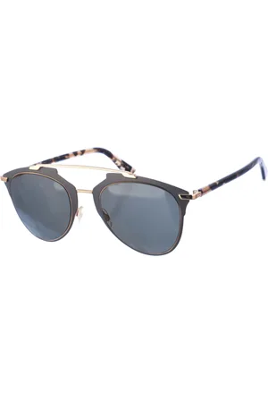 Dior Akcesoria, Kobieta, Żółty, ONE SIZE, Metalowe okulary przeciwsłoneczne Aviator