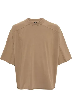 Entire Studios Koszulki, Mężczyzna, brązowy, L, Bawełna, Bawełniany T-shirt z okrągłym dekoltem