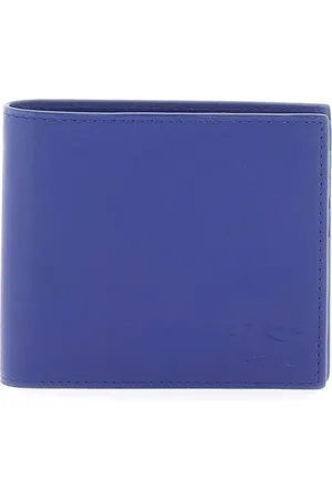 Burberry Akcesoria, Mężczyzna, Niebieski, ONE SIZE, Skóra, Portfel Bi-Fold