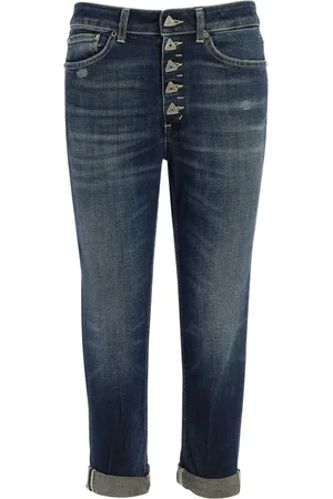 Dondup Jeansy, Kobieta, Niebieski, W30, Denim, Krótkie jeansy denimowe