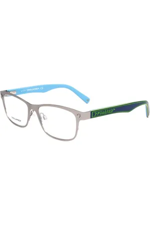 Dsquared2 Akcesoria, Mężczyzna, Szary, ONE SIZE, Okulary z metalowo-plastikową ramką