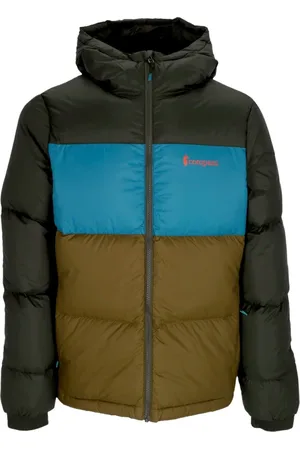 COTOPAXI Kurtki, Mężczyzna, Wielobarwność, XL, Nylon, Kurtka puchowa z kapturem i impregnacją