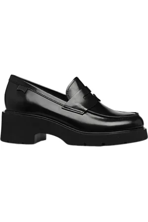 Camper Buty, Kobieta, Czarny, 37 EU, Skóra, Skórzane mokasyny