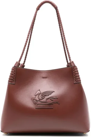 Etro Torebki, Kobieta, brązowy, ONE SIZE, Skóra, Torba na ramię Libra