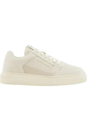 Emporio Armani Buty, Kobieta, Biały, 37 EU, Wysokiej Jakości Sneakersy z Tkaniny