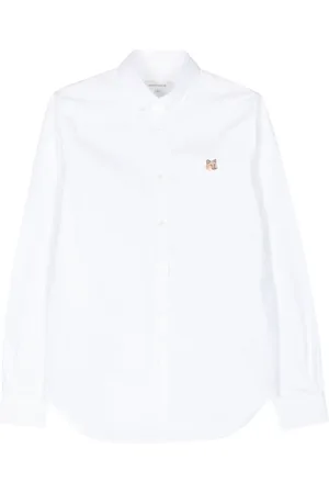 Maison Kitsuné Koszule, Mężczyzna, Biały, M, Koszula formalna