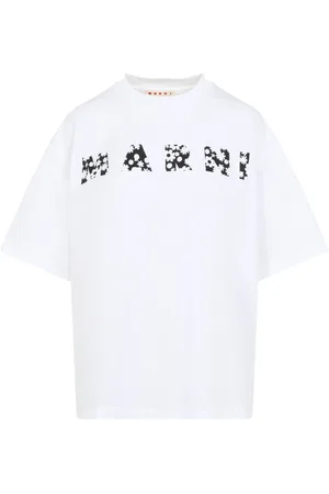 Marni Koszulki, Kobieta, Biały, S, Bawełna, T-Shirt