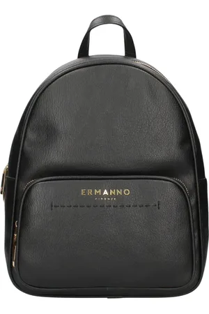 ERMANNO SCERVINO Torebki, Kobieta, Czarny, ONE SIZE, Tiara Czarny Plecak z Ekoskóry