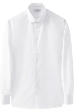 Eton Koszule, Mężczyzna, Biały, 4XL, Bawełna, Koszula wizytowa z długim rękawem