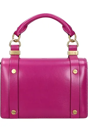 Chloé Torebki, Kobieta, Fioletowy, ONE SIZE, Skóra, Stylowa skórzana torba