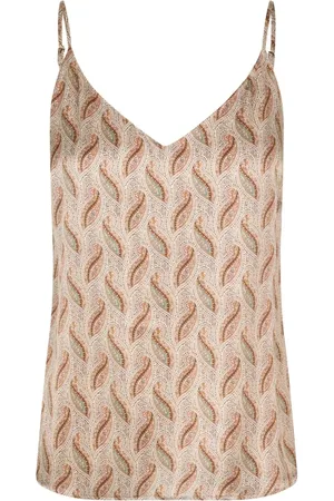 Dea Kudibal Koszulki, Kobieta, Wielobarwność, S, Top typu camisole w paisley