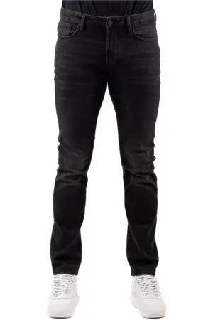 Emporio Armani Jeansy, Mężczyzna, Czarny, W34, Bawełna, Jeansyy Slim-fit