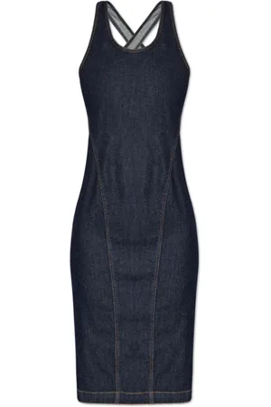 Alaïa Sukienki, Kobieta, Niebieski, M, Jeansyowa sukienka