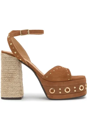 Castaner Buty, Kobieta, brązowy, 41 EU, Zamsz, Sandały z zamszu Fruamba