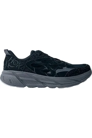 Hoka One One Buty, Mężczyzna, Czarny, 42 EU, Zamsz, Zamszowe sneakersy z aplikacją logo