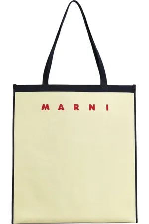 Marni Torebki, Mężczyzna, Beżowy, ONE SIZE, Poliester, Kolorowa Torba na Ramię Color Block