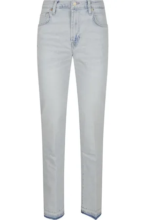 7 for all Mankind Jeansy, Kobieta, Niebieski, W28, Denim, Niebieskie Dżinsy Bootcut Damskie Spodnie