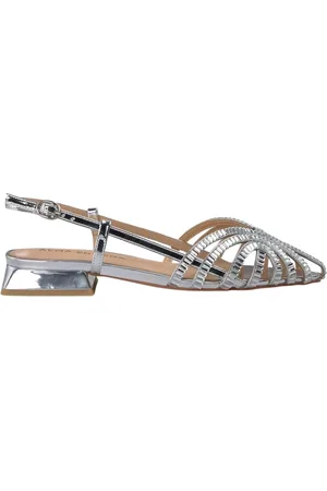 Alma en Pena Buty, Kobieta, Szary, 41 EU, Rhinestone cage sandals