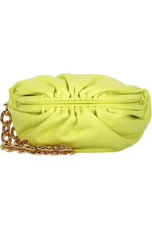 Bottega Veneta Torebki, Kobieta, Zielony, ONE SIZE, Skóra, Mini skórzana torebka na pasek