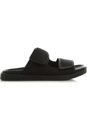 Emporio Armani Buty, Mężczyzna, Czarny, 44 EU, Poliester, Klapki Slider