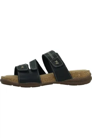 Clarks Buty, Kobieta, Niebieski, 39 1/2 EU, Klapki Roseville Bay